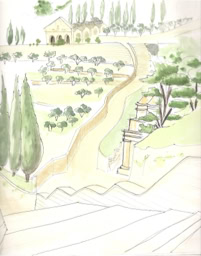 Vue sur Gethsémani depuis les murs de Jérusalem